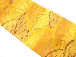 木立模様織り出し 名古屋帯